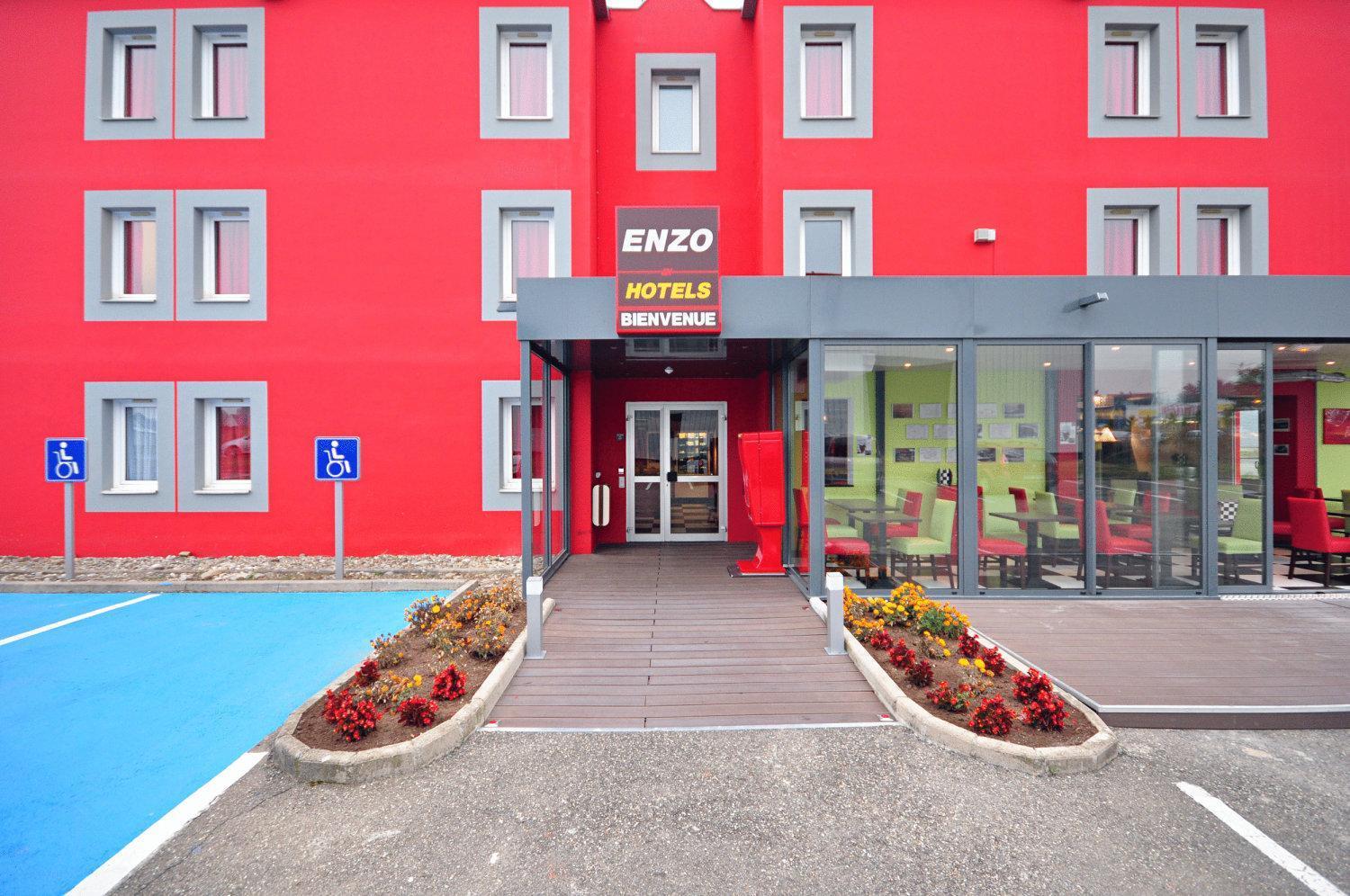 Enzo Hotel Mulhouse Sud Morschwiller Le Bas Exterior foto